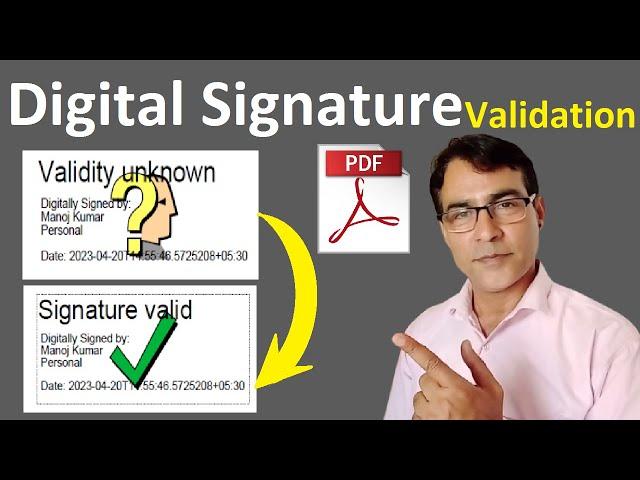 Digital Signature Validation in PDF document | PDF Digital signature validation