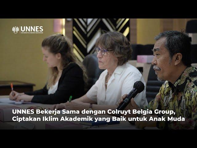 UNNES TV - Kerja Sama UNNES dengan Colruyt untuk Pendidikan yang Lebih Baik