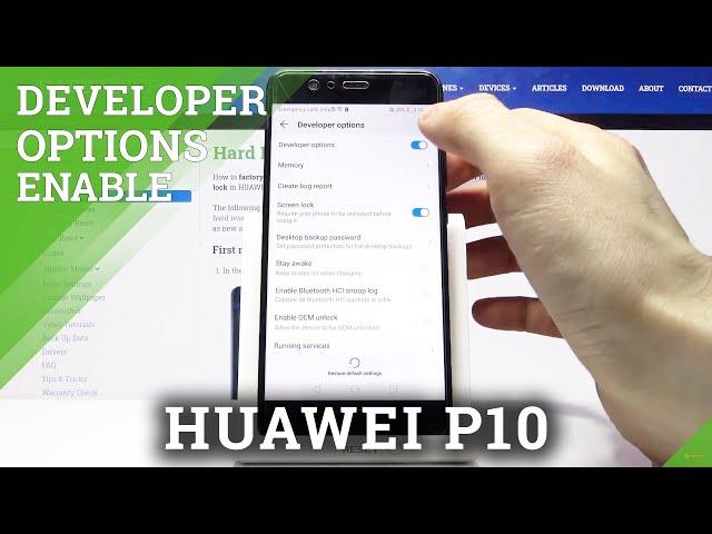 Developer Mode in HUAWEI P10 – Activate Developer Functions