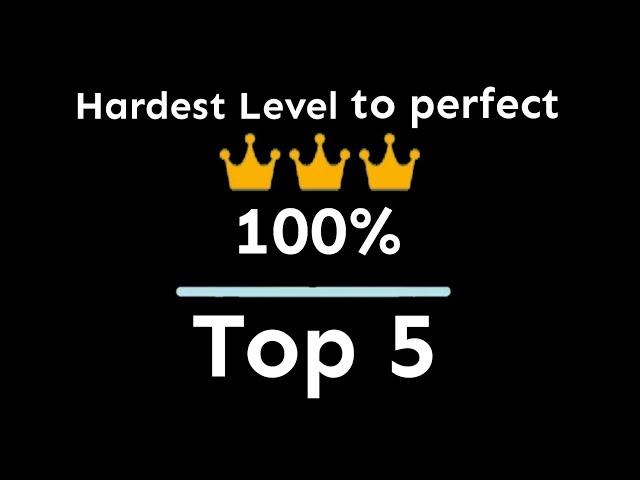 Rolling Sky - Hardest level to perfect ( Top 5 )