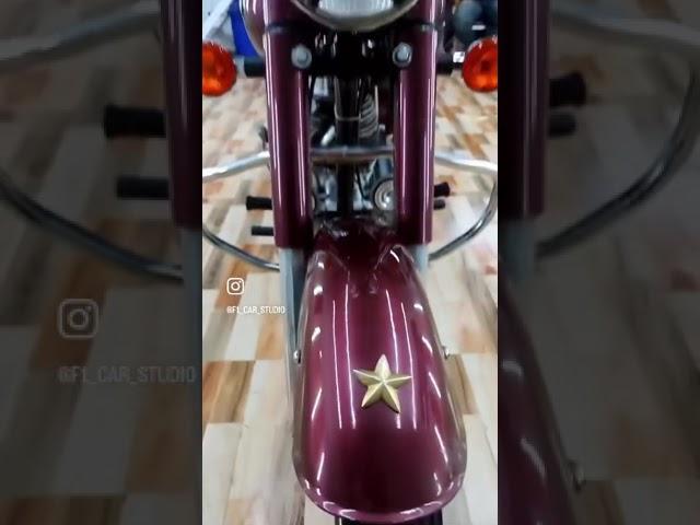 1992 Royal Enfield With High Gloss Treatment #autodetailing #bullet #royalenfieldbikes #automobile