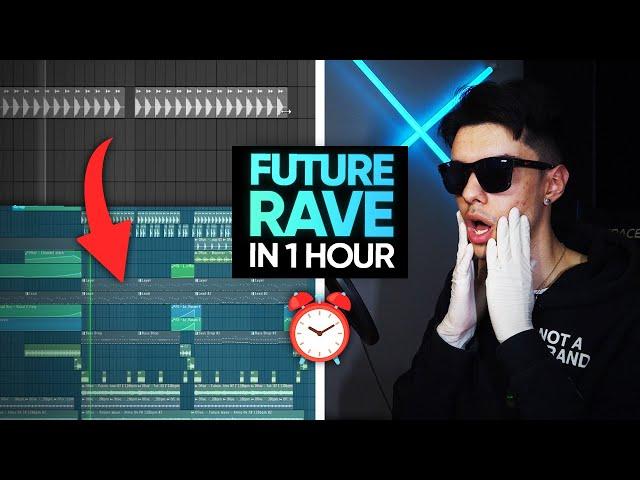 Making A Future Rave Track in 1 HOUR ⏰ (Full Process)