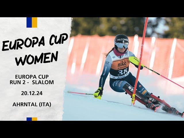 LIVE: Europa Cup Women Slalom Run 2 - 20.12.24 | FIS Alpine