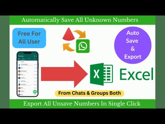 How To Export Contact From WhatsApp Chats And Groups || Using Chrome Extension And Android App