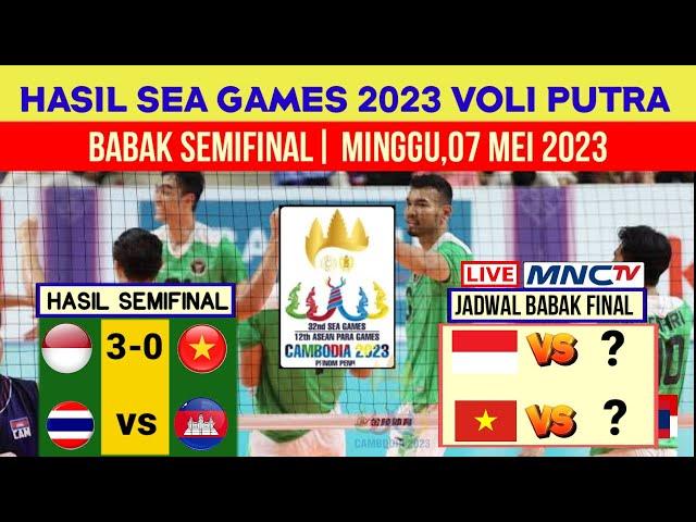 Hasil Sea Games 2023 Voli Putra Semifinal | Indonesia vs Vietnam | Jadwal final Voli Sea Games 2023