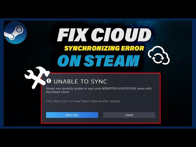 How to Fix Steam Cloud (Sync) Error | Very EASY & Complete 2023 Tutorial