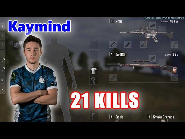 Team Liquid Kaymind - 21 KILLS - KAR98K + M416 - Archive Games - SOLO - PUBG