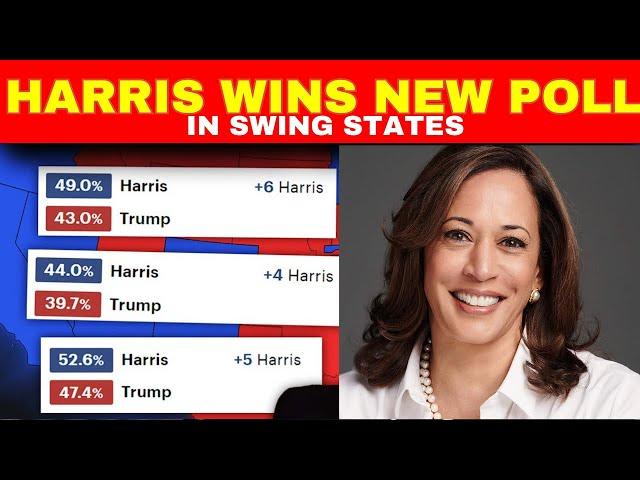 Kamala Harris SWEEPS KEY SWING STATES In LATEST Polling Averages