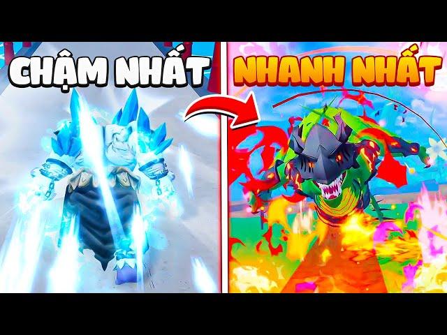 Trái Ác Quỷ Chậm Nhất Đến Nhanh Nhất Trong Blox Fruits Update 25 | Roblox