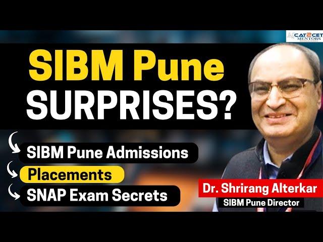 Surprises in Admission Criteria & Placements? Important Advise for SNAP By Dr. Shrirang Altekar Sir