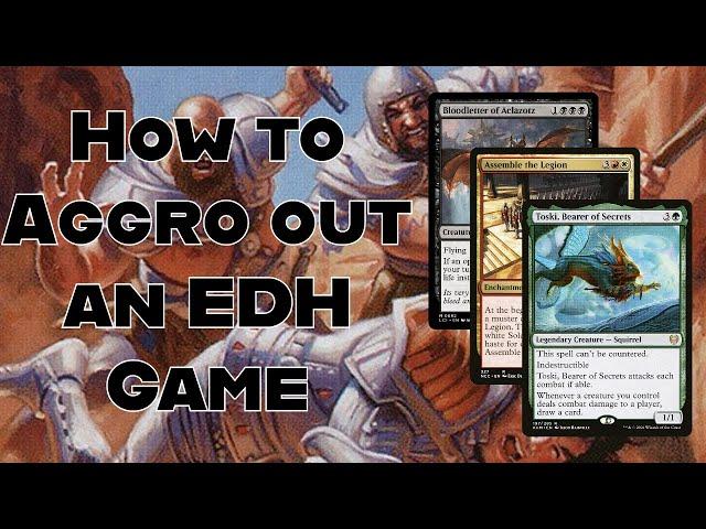 A Guide to Aggro in EDH | How to Build a Aggro Commander Deck #mtg