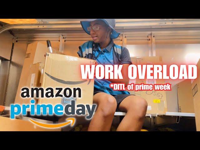Amazon Delivery DITL | Ride Along Training , End Of Prime Week CHAOS #amazon #deliverydriver #prime