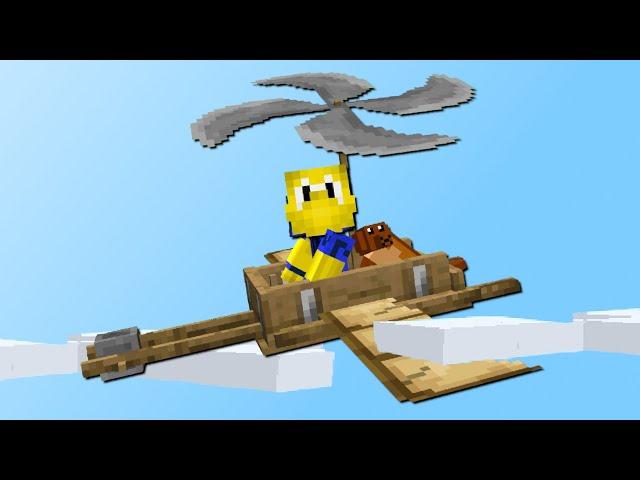 Flugzeuge bauen in Minecraft! (Immersive Aircraft)