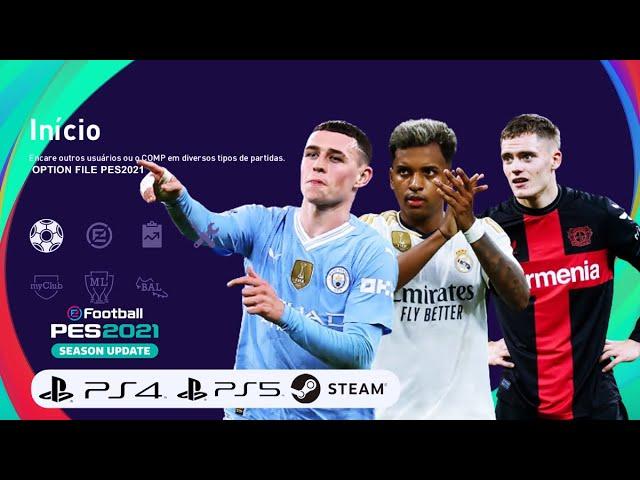 PES2021 OPTION FILE - V3 |  Season 2024 ( PS4/PS5/PC)