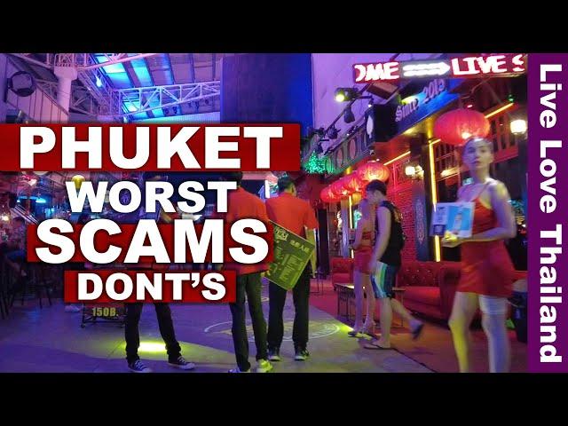 PHUKET Top Tourist SCAMS | Mistakes To Avoid #livelovethiland