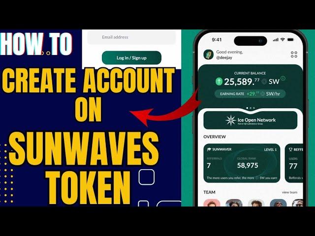 How To SIGNUP On SUNWAVES TOKEN || DO THIS‼️ Claim SUNWAVE Tokens