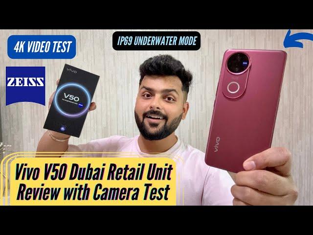 Vivo V50 Retail Unit Unboxing & Review - Camera Test, IP69 Underwater Mode, 6000mAh Battery & More!