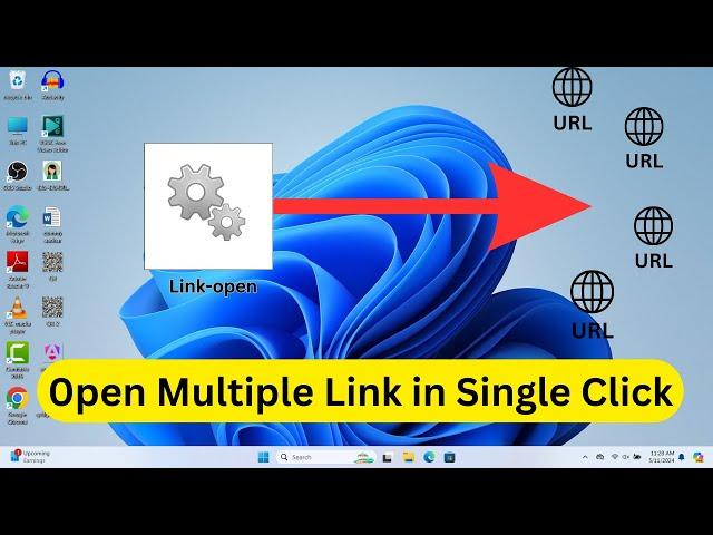 How to Open Multiple URL in One click || Open Multiple Link || computer Tips