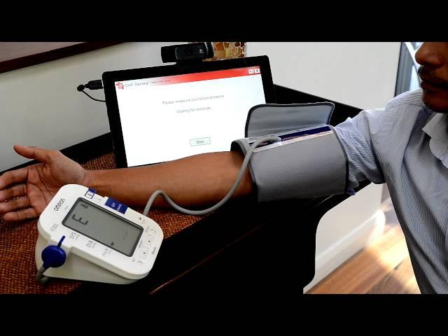 Telehealth tutorial: How to use your Omron blood pressure monitor