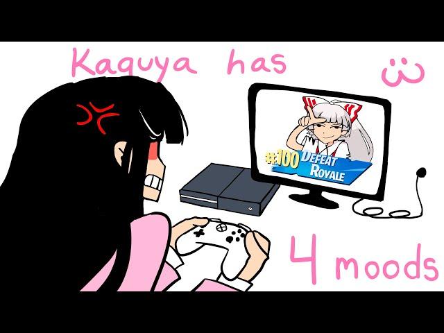 Kaguya has FOUR (maybe 5) moods! || Touhou Project animation (satire)