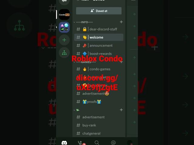 Roblox Condo Games Discord Links #robloxcondo #condo #roblox #link #join discord.gg/uXE9fjZgtE