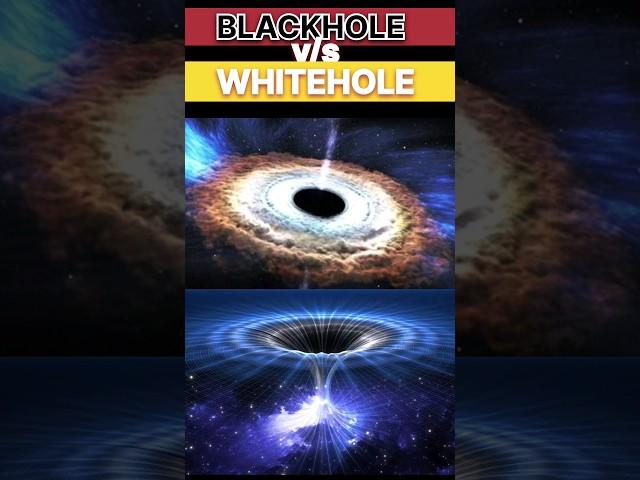 blackhole V/S whitehole#shorts