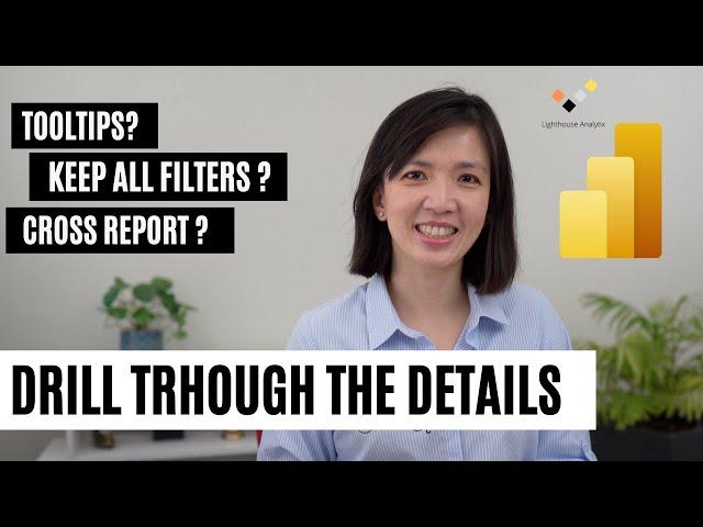 Right Click to Drill Through in Power BI?  Heard of Cross Report + Keep All Filters + Tooltips?