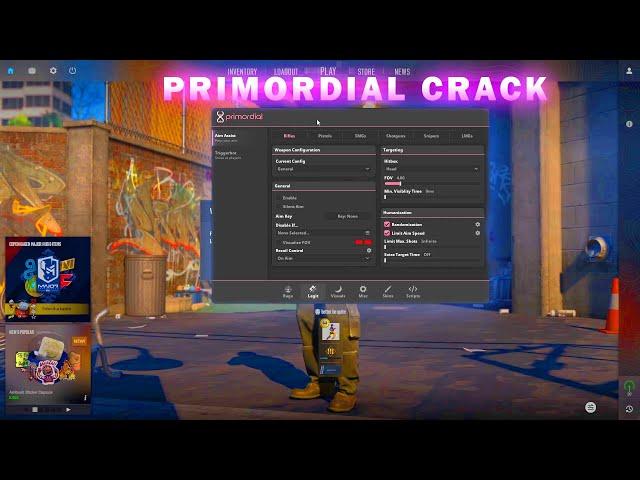 How to Inject Primordial Crack to CS2 [ DLL + INJECTOR ]