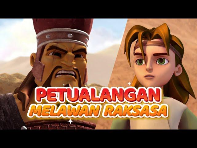 Animasi Alkitab "Petualangan Melawan Raksasa" Full Video - Superbook Indonesia