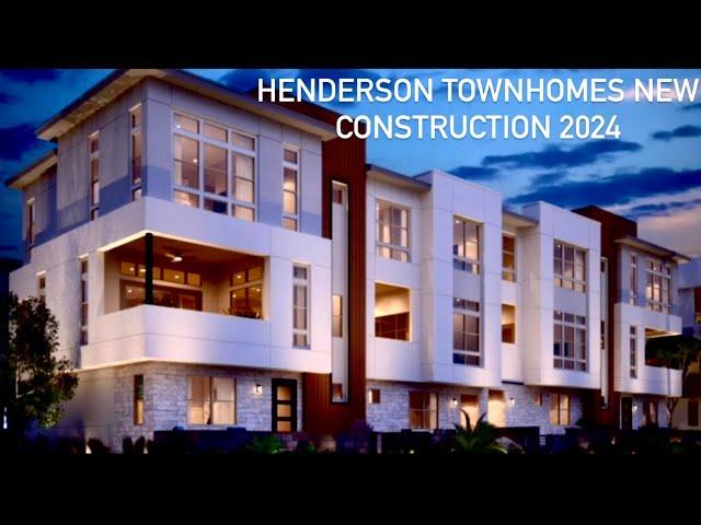 Luxury Town Homes In Henderson Starting at 569k