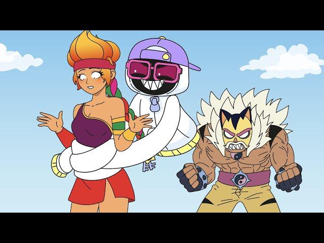 Brawl Stars Animation SHADE HUGS AMBER vs EL TIGRE SKIN