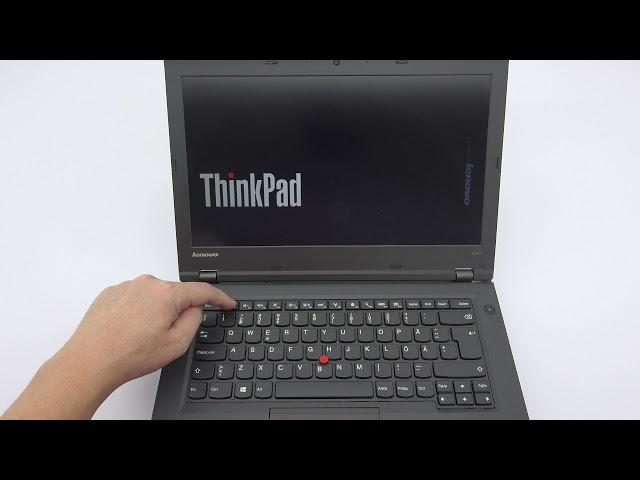 How to enter BIOS on Lenovo ThinkPad L440 4K