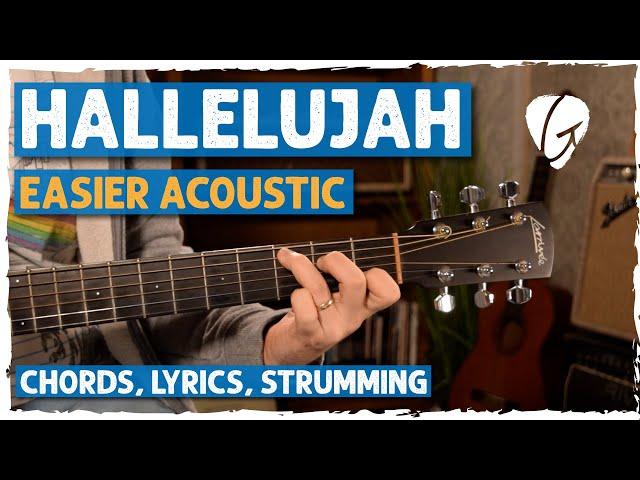 The EASIEST Way To Play "Hallelujah" Beginner Guitar Tutorial