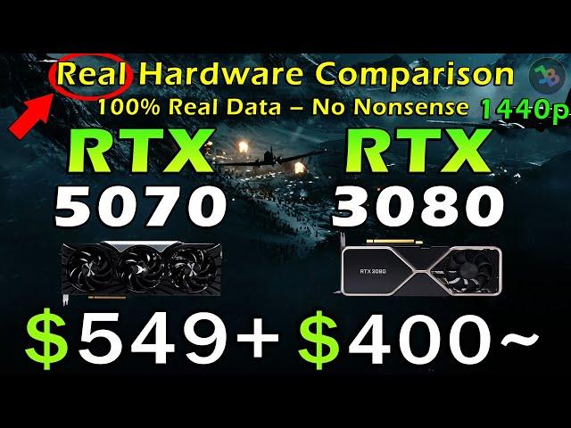 RTX 5070 vs RTX 3080 | REAL Test in 11 Games | 1440p | Rasterization, Ray Tracing, DLSS 4 MFG | AM4