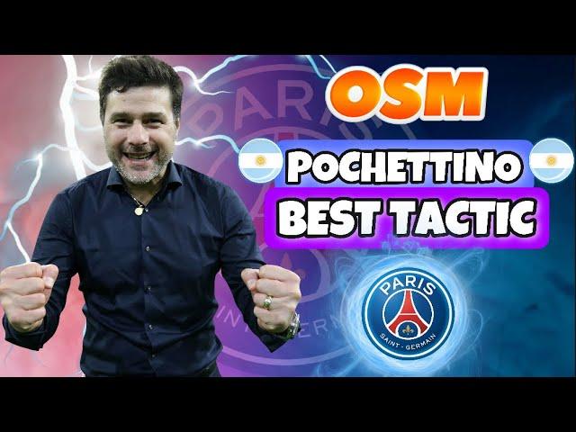 POCHETTINO NEW BEST TACTICS WITH PSG IN OSM 2021 | WIN ALL THE MATCHES WITH AMAZING RESULTS!