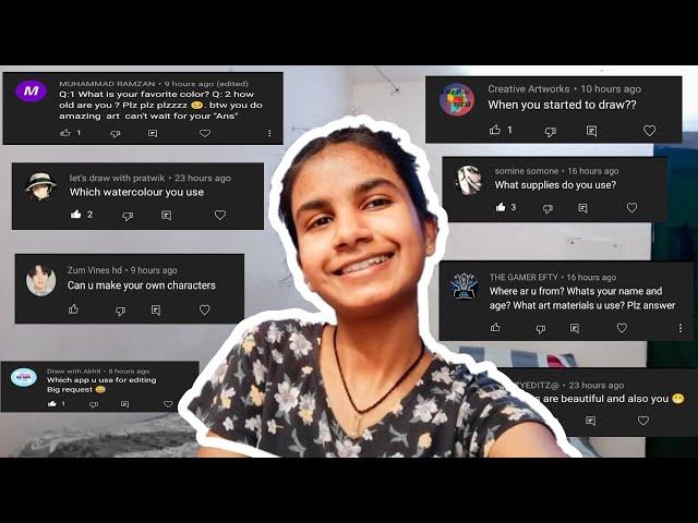 Q & A FOR THE FIRST TIME| Anjali Beniwal Art