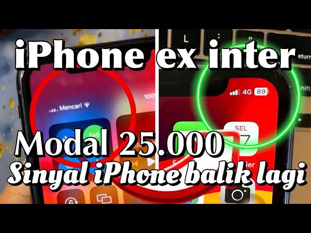 Sinyal iPhone Hilang ? IMEI ke Blokir? ini Solusinya