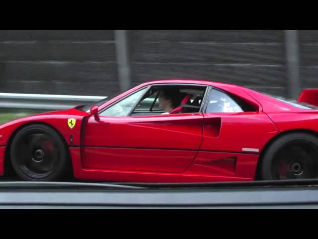 Ferrari F40 Acceleration Tunnel + Rev (HD)