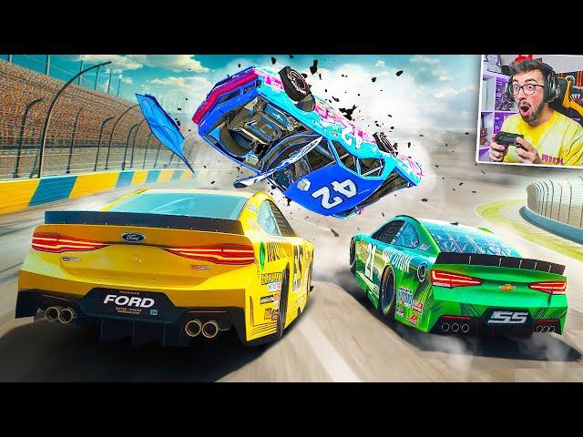 ACCIDENTES BRUTALES DE NASCAR  | BeamNG Drive