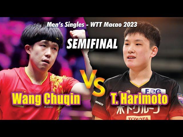 HARIMOTO vs Wang CHUQIN | Semifinal WTT Macao 2023 | Tenis Meja Dunia