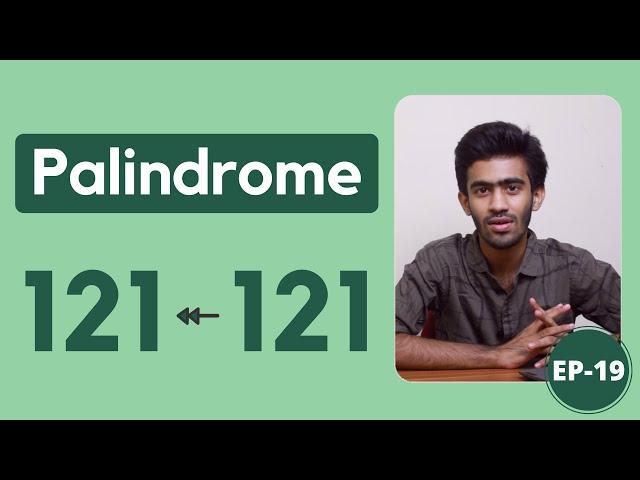 Palindrome Number  | C Programming for Beginners  Ep - 19 | Tamil | code io