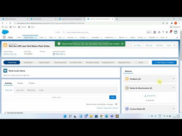 Salesforce Flow Orchestrator Demo