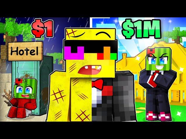 $1 vs $1,000,000 LIFE in Minecraft!