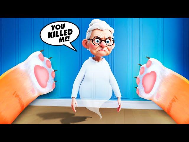 GRANNY Becomes a GHOST! - I Am Cat VR