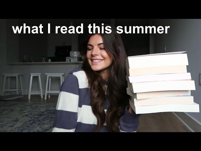 every book I read this summer (june, july, august, + september wrap up)