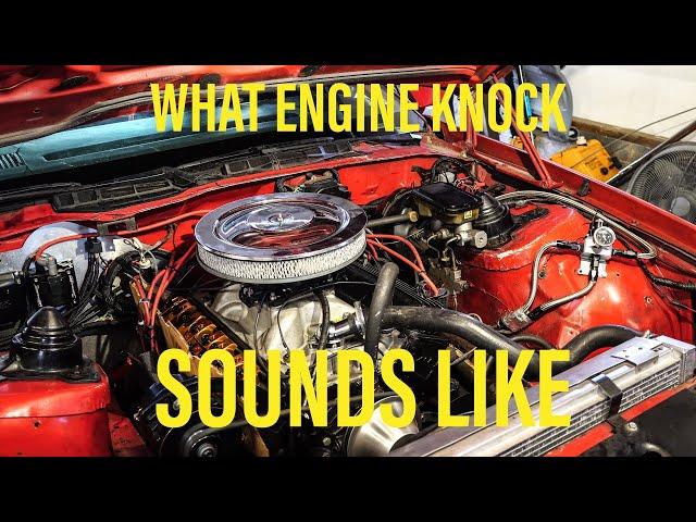 What Engine Knock (Rod Knock) Sounds and Looks Like!