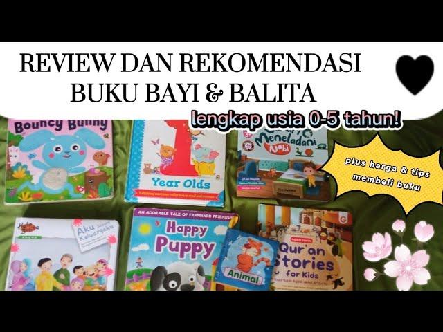 Rekomendasi buku bayi balita lengkap usia 0-5 tahun - malia channel