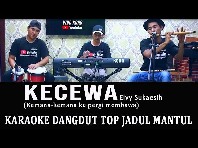 KECEWA - ELVY SUKAESIH - KARAOKE DANGDUT LAWAS NO VOKAL@VINOKORG