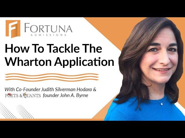 How To Tackle The Wharton Application