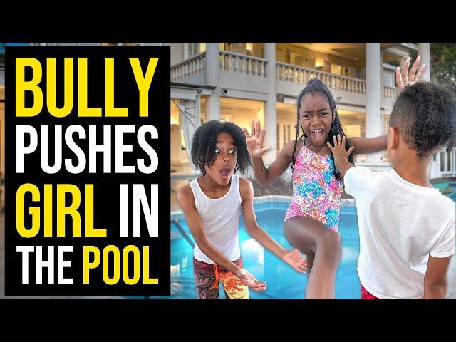 BULLY PUSHES GIRL Who CAN'T SWIM, DAD SAVES HER From DROWNING (FULL MOVIE)